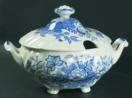 The Kirkwood Blue Tureen &  Lid