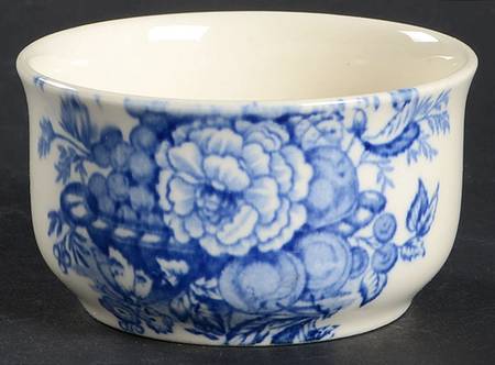 The Kirkwood Blue Mini Open Sugar Bowl