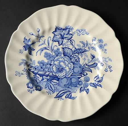 The Kirkwood Blue Luncheon Plate