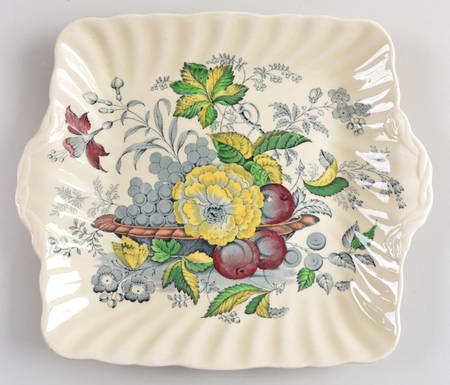 The Kirkwood Multicolor Square Cake Plate