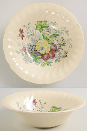 The Kirkwood Multicolor 8" Round Vegetable Bowl