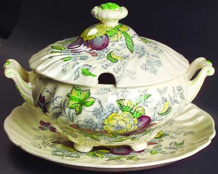 The Kirkwood Multicolor Tureen & Lid w/Underplate
