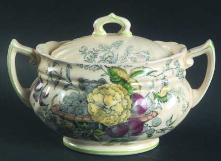 The Kirkwood Multicolor Sugar Bowl & Lid