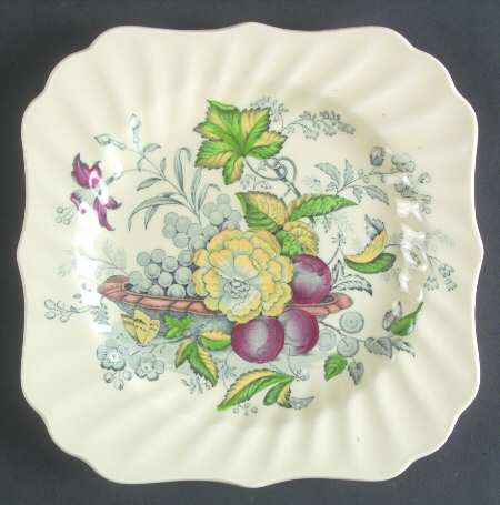 The Kirkwood Multicolor Square Salad Plate