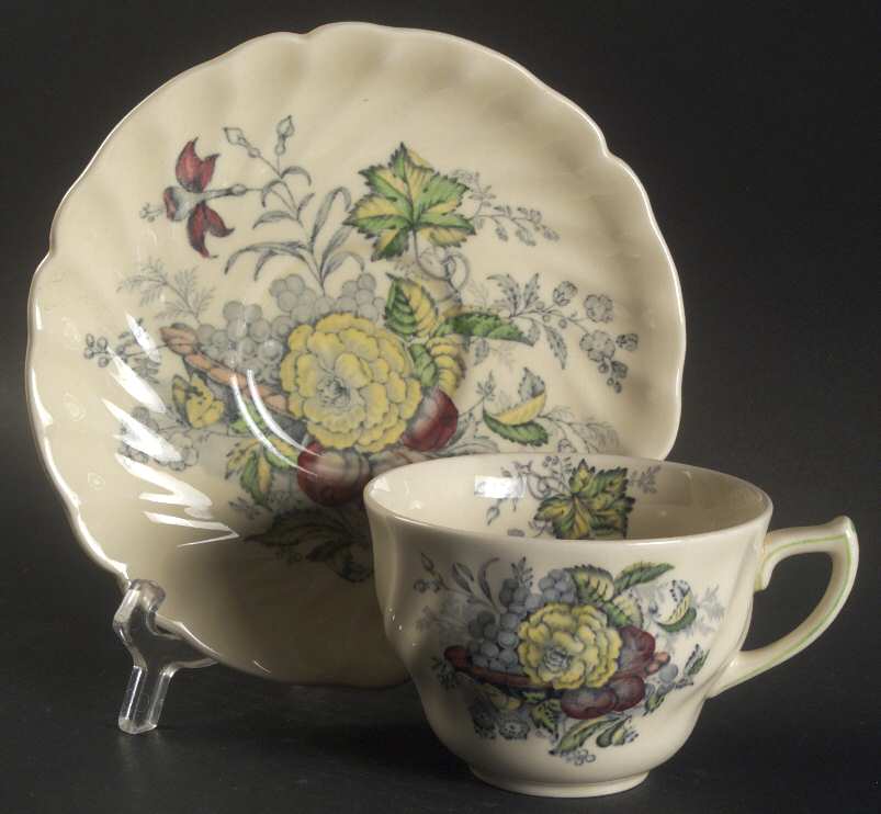 The Kirkwood Multicolor Oversized Cup & Saucer Set