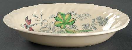 The Kirkwood Multicolor 9" Oval Vegetable Bowl