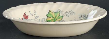 The Kirkwood Multicolor 8" Oval Vegetable Bowl