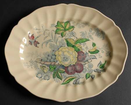 The Kirkwood Multicolor 11" Oval Serving Platter