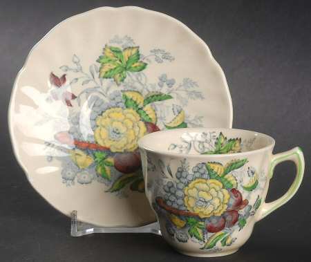 The Kirkwood Multicolor Flat Demitasse Cup & Saucer Set