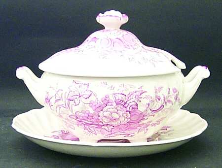The Kirkwood Red Tureen & Lid w/Underplate