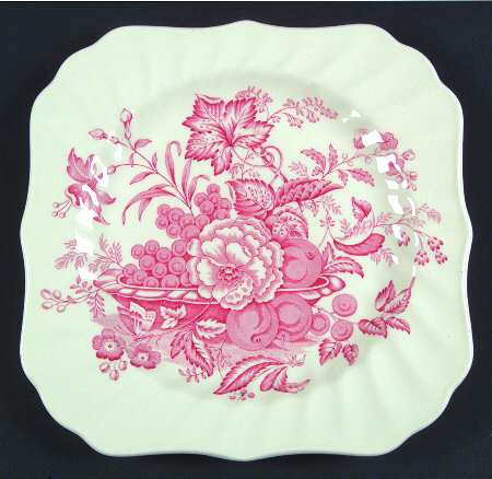 The Kirkwood Red Square Salad Plate