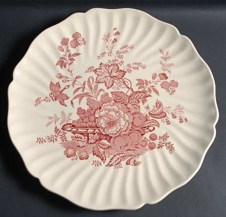 The Kirkwood Red 15" Chop Plate (Round Platter)