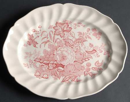 The Kirkwood Red 13" Oval Serving Platter