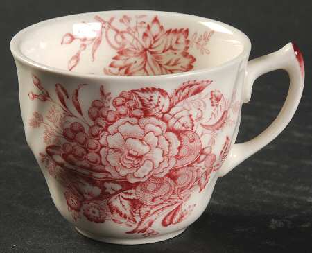 The Kirkwood Red Flat Demitasse Cup