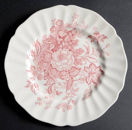 The Kirkwood Red Salad Plate