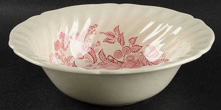 The Kirkwood Red 9" Round Vegetable Bowl