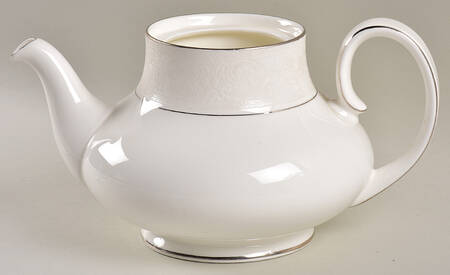 Lace Point Teapot No Lid