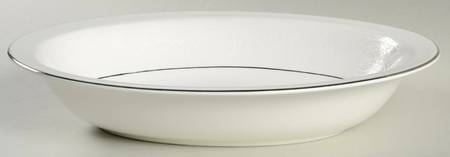 Lace Point 10" Oval Vegetable Bowl