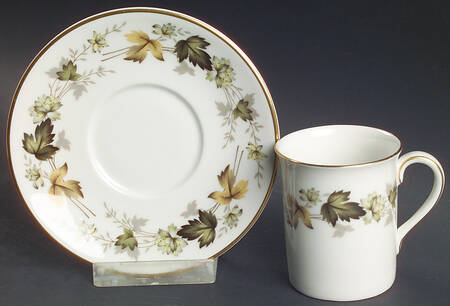 Larchmont Flat Demitasse Cup & Saucer Set