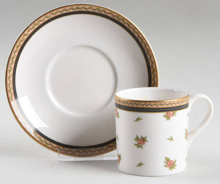 Lauren Flat Demitasse Cup & Saucer Set