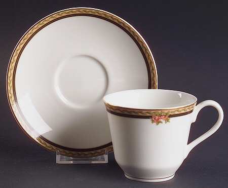 Lauren Flat Cup & Saucer Set