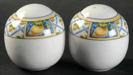 Lemon Trellis Salt & Pepper Set