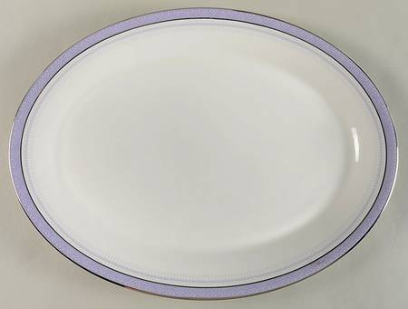 Lilactime 16" Oval Serving Platter
