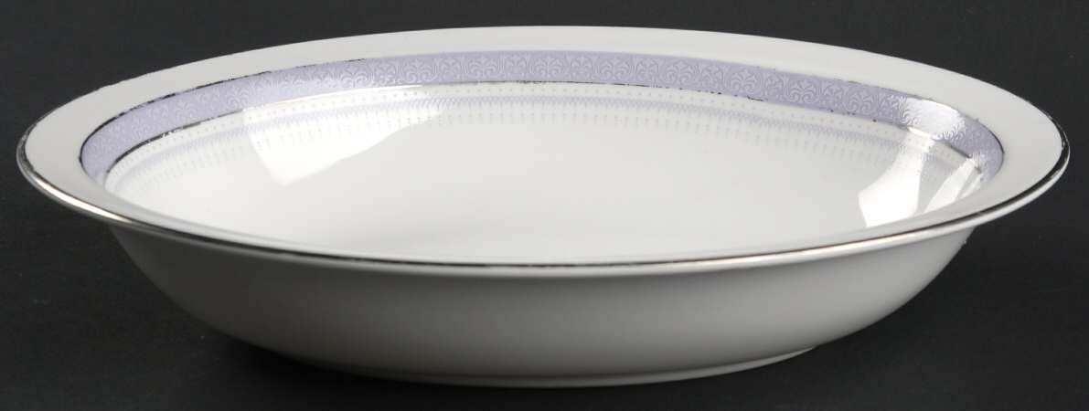 Lilactime 10" Oval Vegetable Bowl