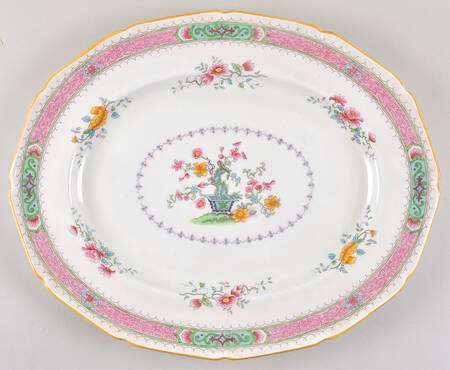Lilian 19" Oval Serving Platter