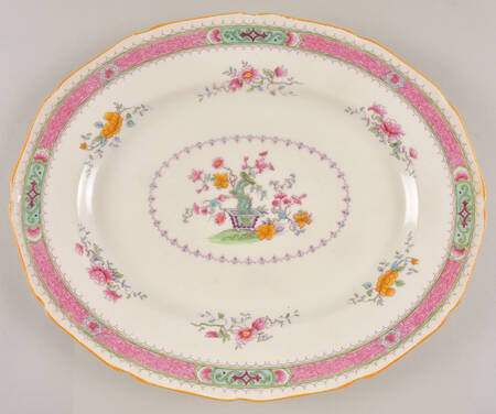 Lilian 15" Oval Serving Platter