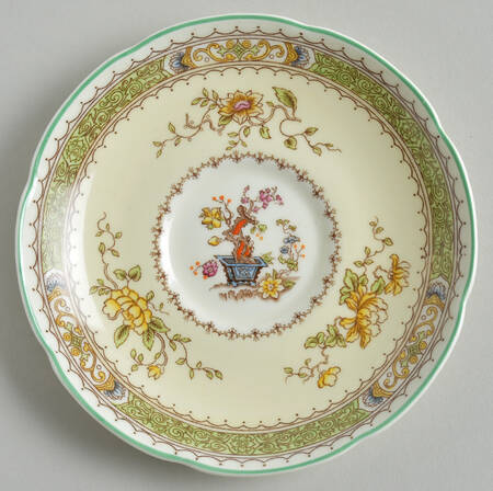 Lillian (Scalloped) Saucer for Footed Cup