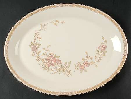 Lisette 16" Oval Serving Platter