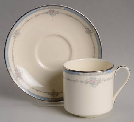 Lisa Flat Demitasse Cup & Saucer Set