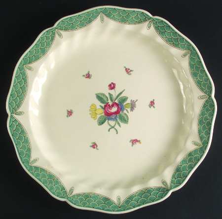 Lowestoft Bouquet 12" Chop Plate (Round Platter)
