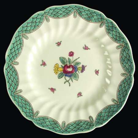 Lowestoft Bouquet Dessert/Pie Plate