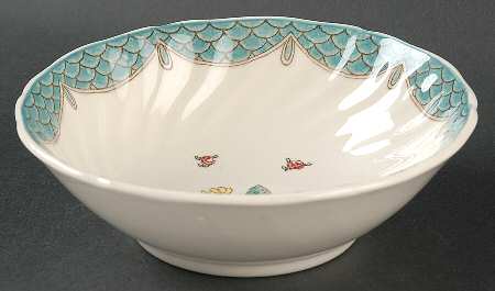Lowestoft Bouquet Coupe Cereal Bowl