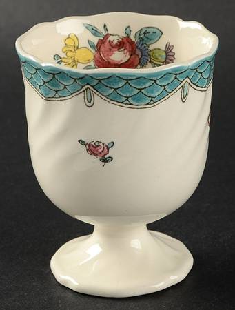 Lowestoft Bouquet Single Egg Cup
