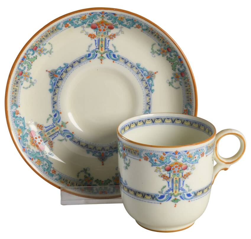 Lombardy Flat Demitasse Cup & Saucer Set