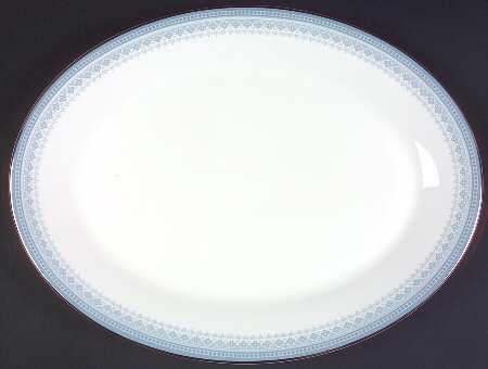 Lorraine 13" Oval Serving Platter by Royal Doulton