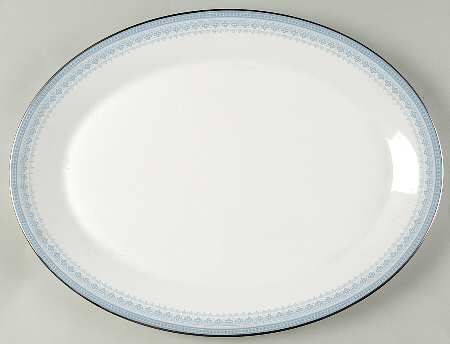 Lorraine 16" Oval Serving Platter by Royal Doulton