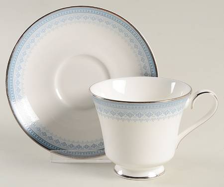 Footed Cup & Saucer Set