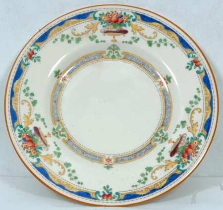 The Lorette (Blue Border) Bread & Butter Plate