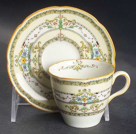 The Lorraine Flat Demitasse Cup & Saucer Set