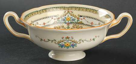 The Lorraine Footed Cream Soup Bowl