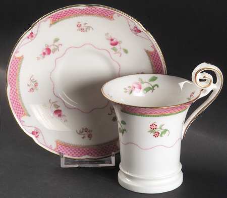 Lowestoft Chocolate Cup & Saucer Set