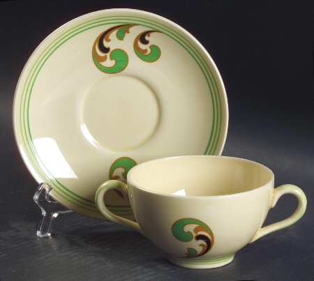 Lynn Flat Bouillon Cup & Saucer