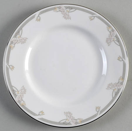 Lyric (H5114, Flowers on Band) Bread & Butter Plate