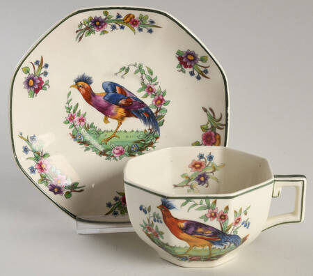 Lytton Flat Cup & Saucer Set