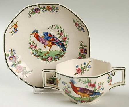 Lytton Flat Bouillon Cup & Saucer