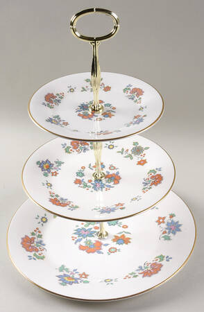 Madrigal 13 7/8"-14 1/4" 3-Tiered Serving Tray(DP,SP,BB) HC